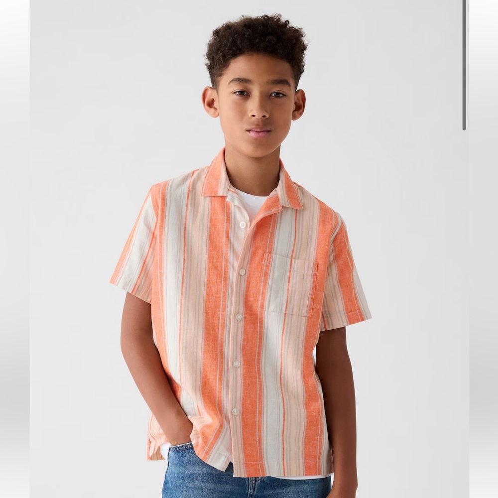 Gap Kids Linen-Cotton Shirt